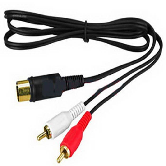 Шнур DIN 5 Pin - 2 RCA G1,5 m