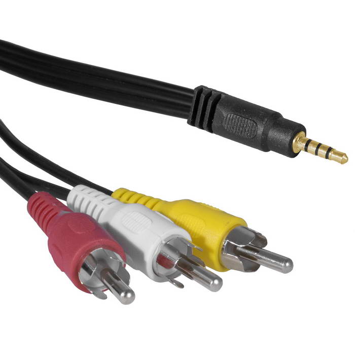 Шнур Stereo 3,5 mm - 3 RCA B 3m
