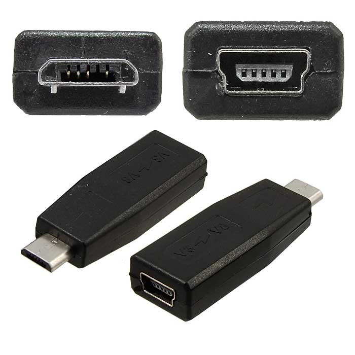 Адаптер USB-F Mini to USB-M Micro