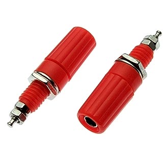 Разъём Z019 4mm Binding Post RED