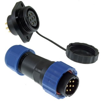 Разъём герметичный SZC21 7P-M-FE
