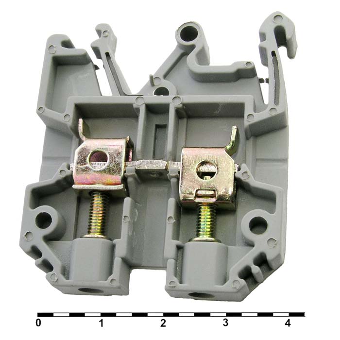 Клеммная колодка на DIN рейку JXB-4 (800V/4mm2)