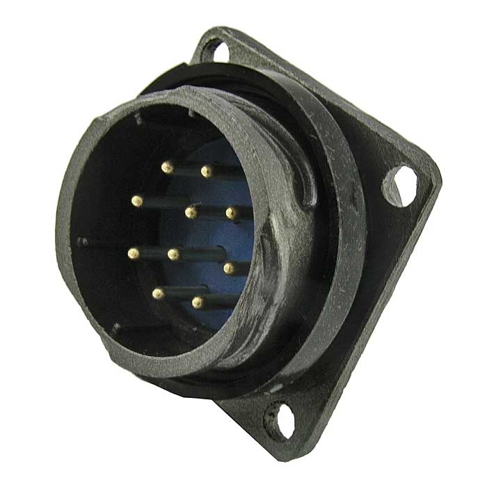 Разъем цилиндрический FQ24-10pin ZJ