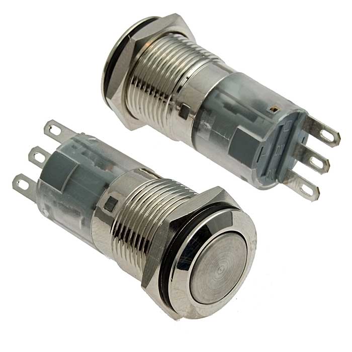 Кнопка антивандальная LAS2GQF-11Z/N on-on