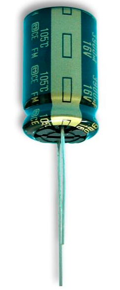 Конденсатор электролитический низкий импеданс 220uF 25V 8*11.5 105C / EEUFM1E221