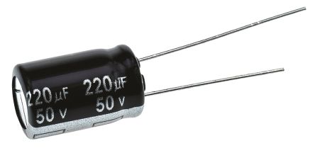 Конденсатор электролитический 220uF 50V 10x16 105C / EEUFM1H221