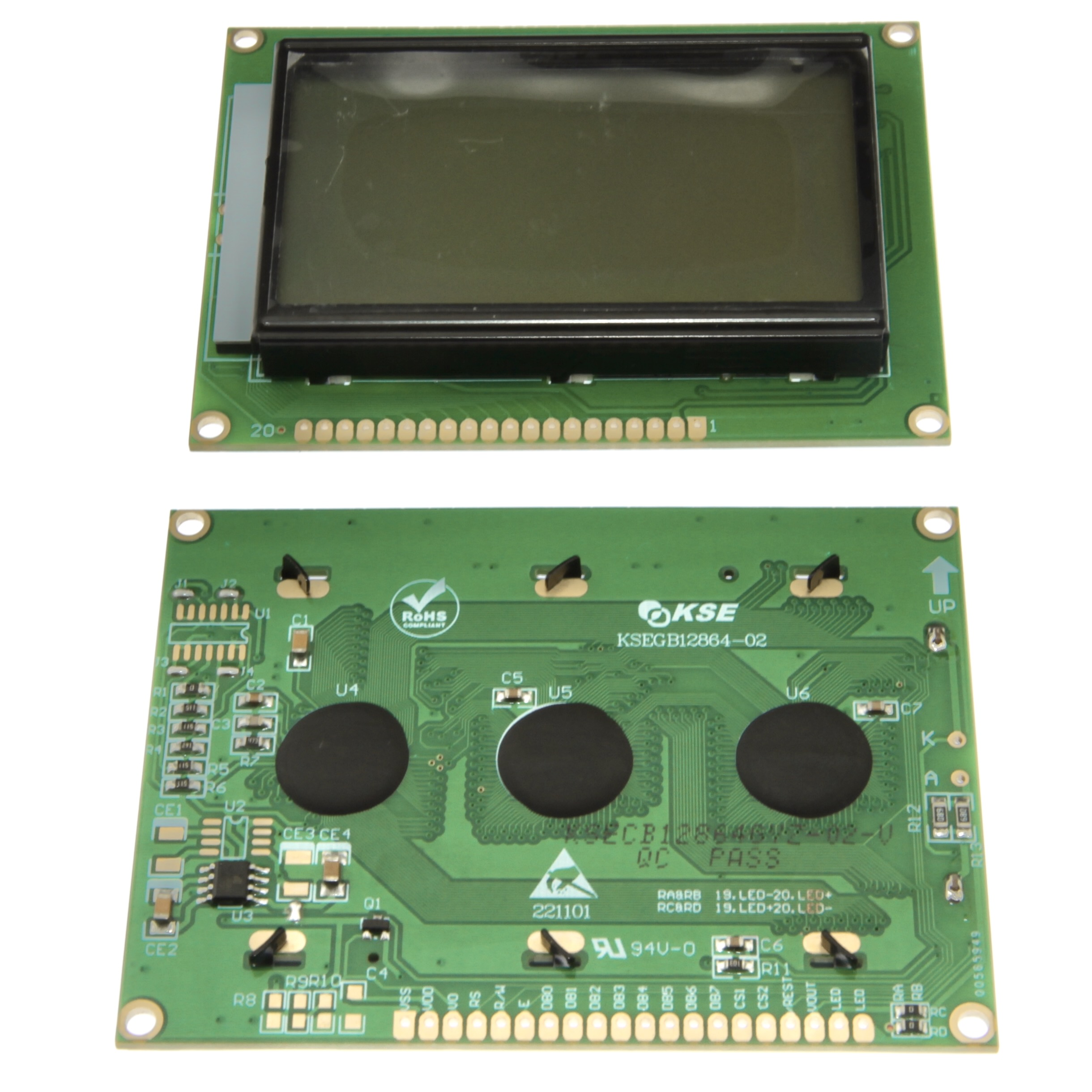 Дисплей KSEGB12864GYZ-02-V
