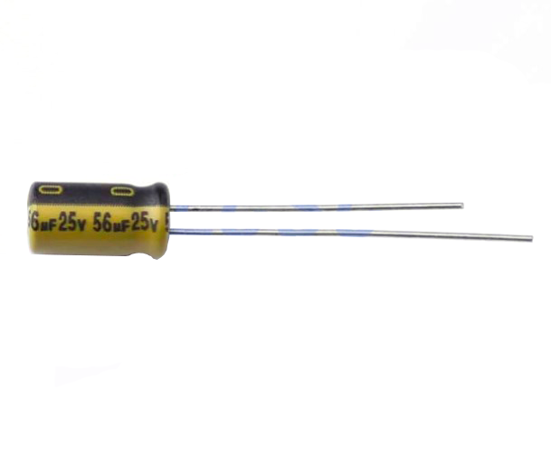 Конденсатор электролитический 56uF 25V D5xL9 / LKMB0901E560MF