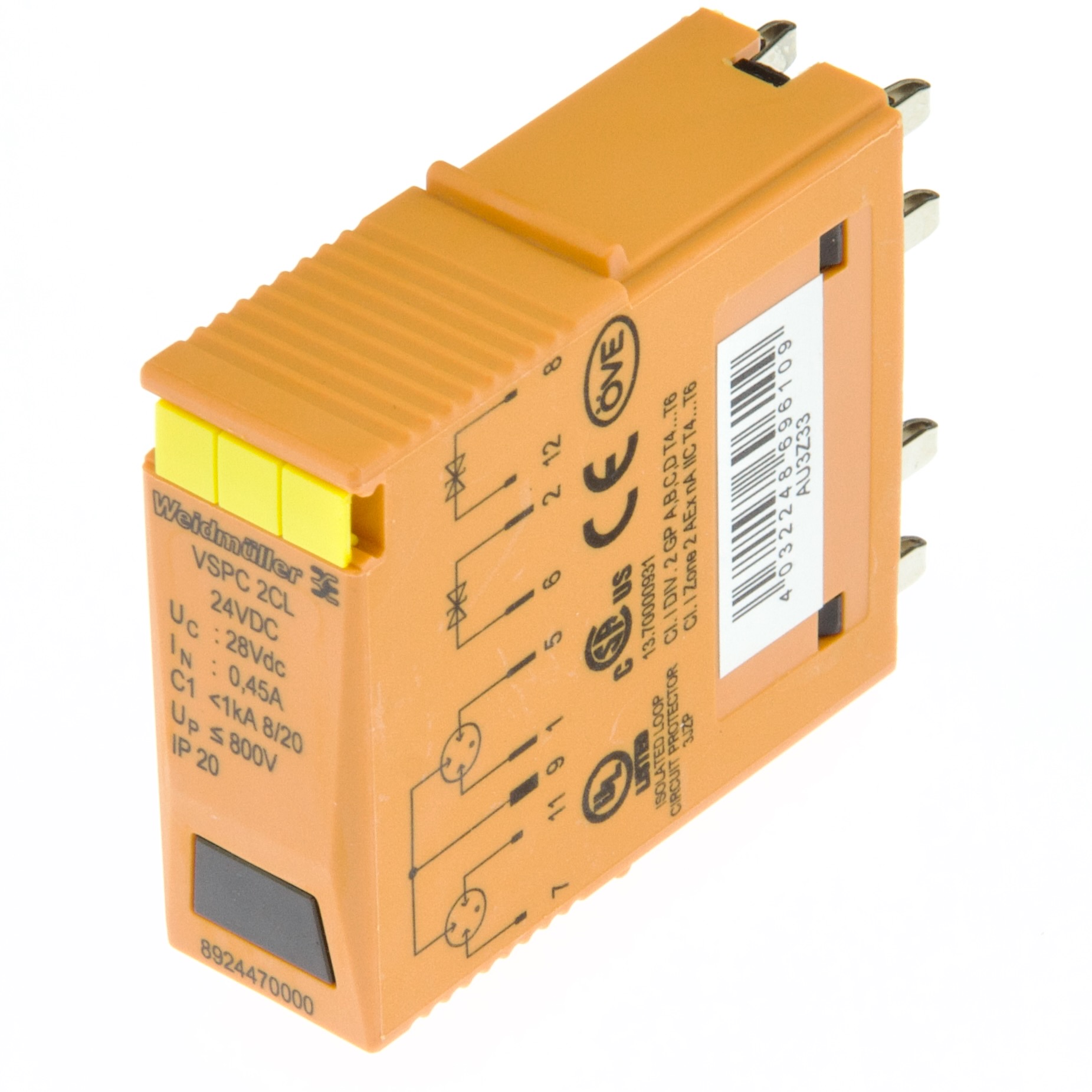Устройство защиты от перенапряжения 8924470000 VSPC 2CL 24VDC