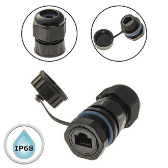 Разъём герметичный RJ45M20Z1-6AG