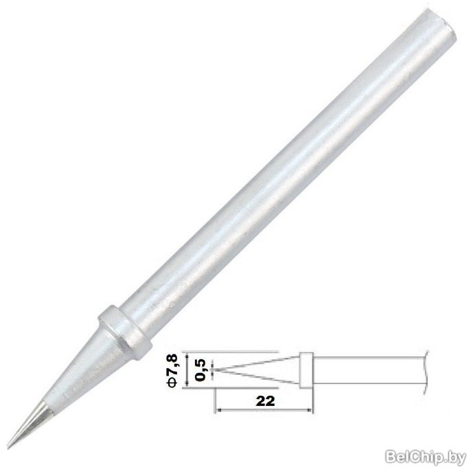 Паяльное жало C2-2 LONG (79-3220) / для паяльника ZD-30C, 60Вт