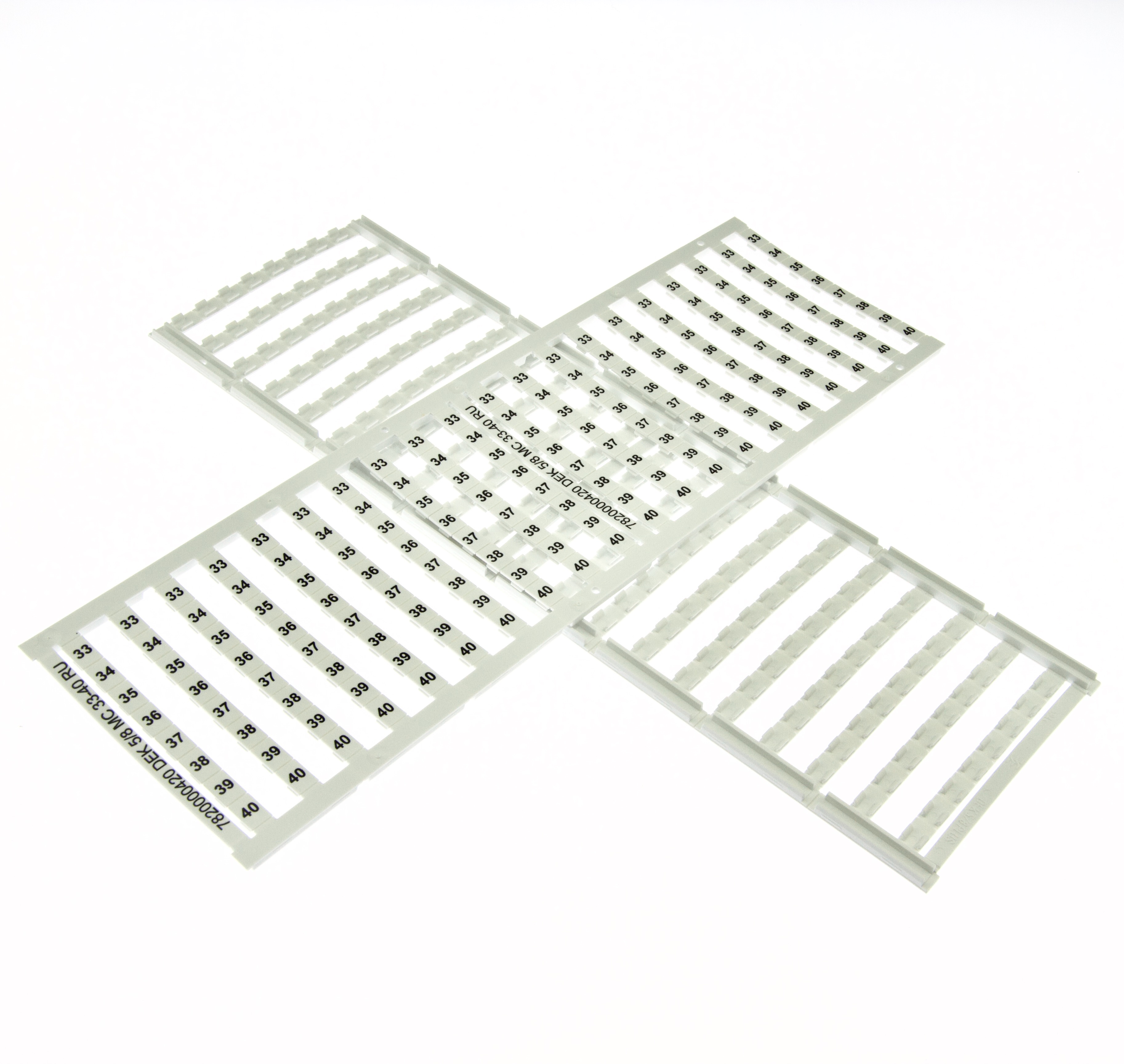 Маркировка для клемм 7820000420 DEK 5/8 PLUS MC 33-40 RU