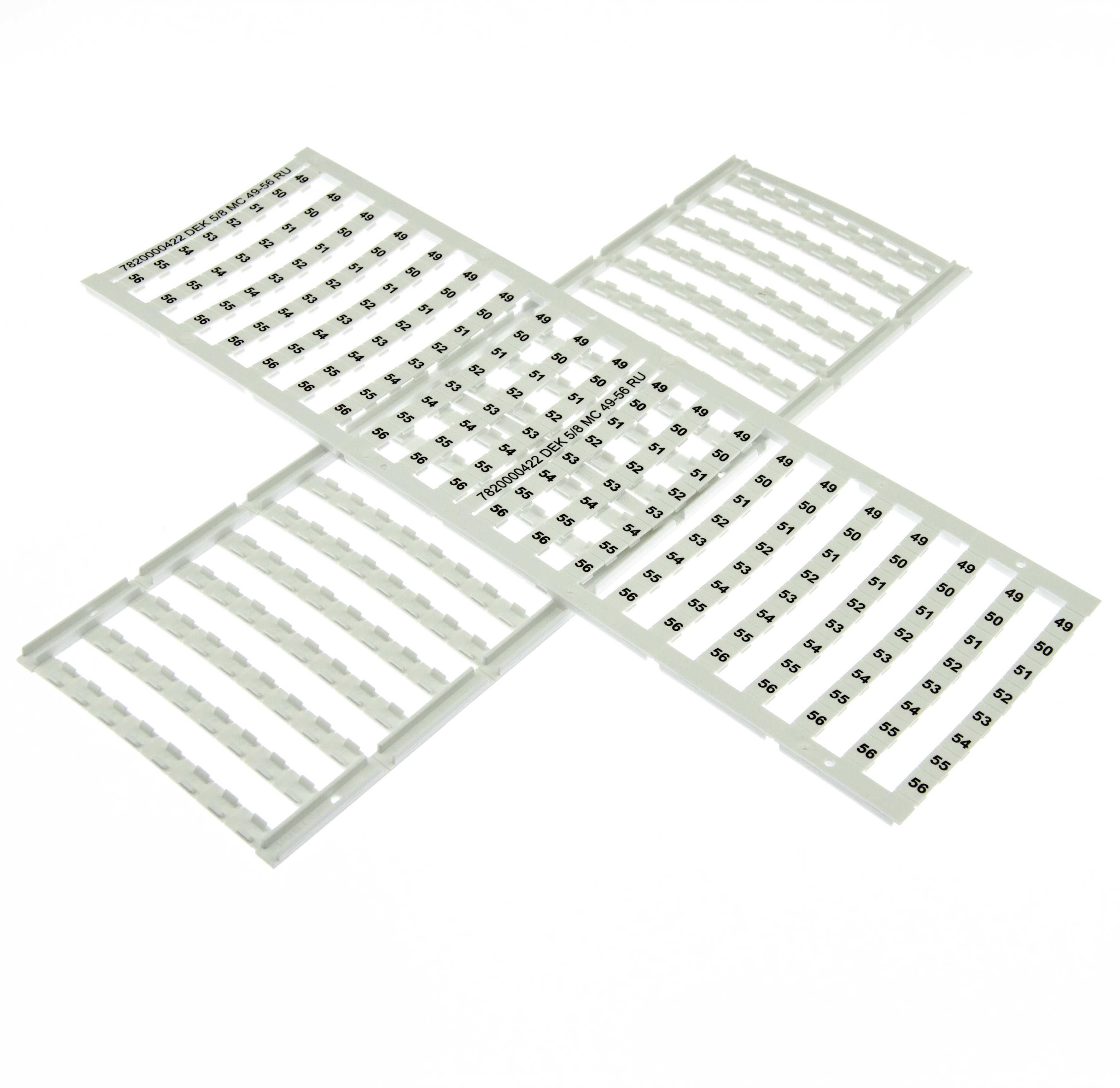 Маркировка для клемм 7820000422 DEK 5/8 PLUS MC 49-56 RU