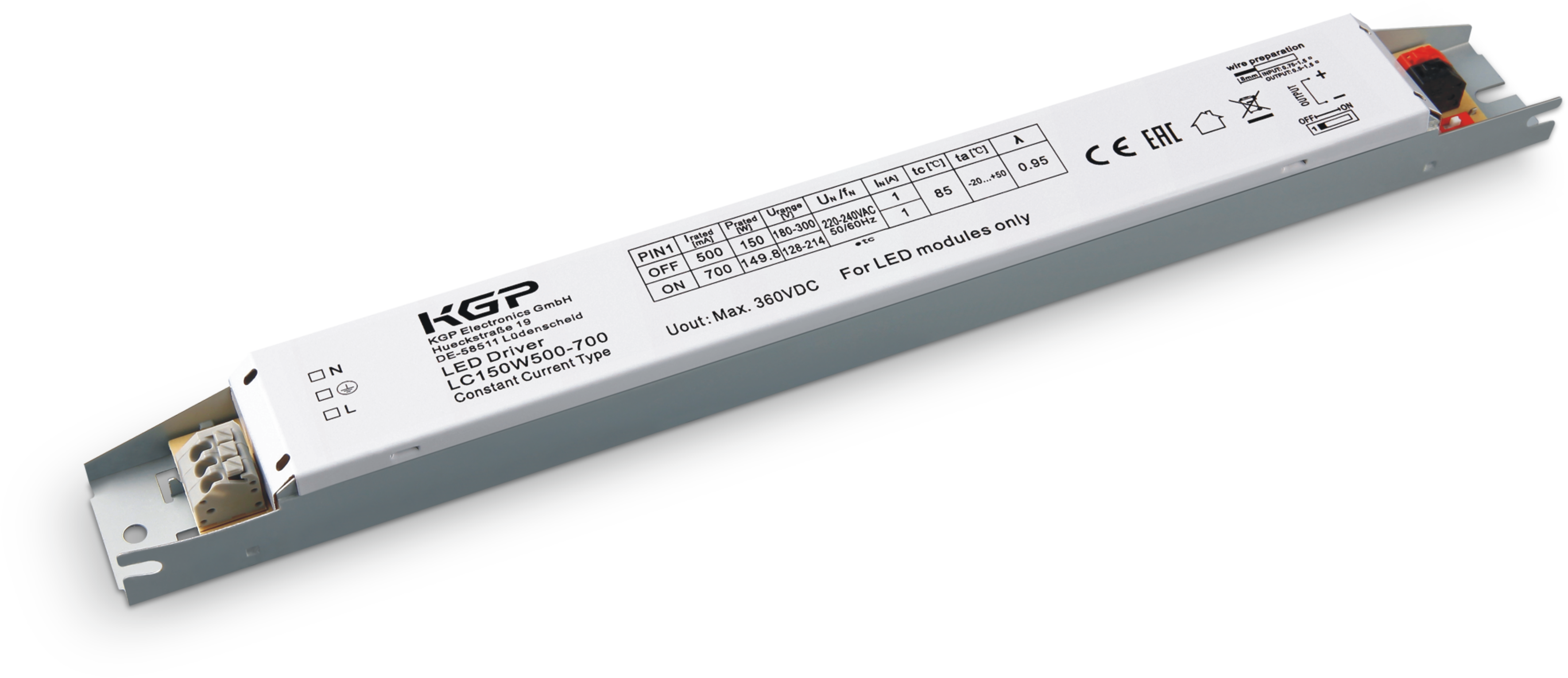 Источник питания LC150W500-700