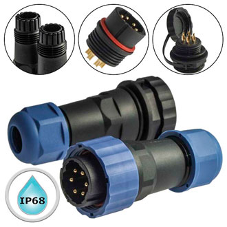 Разъём герметичный SZC21 6P-F-M