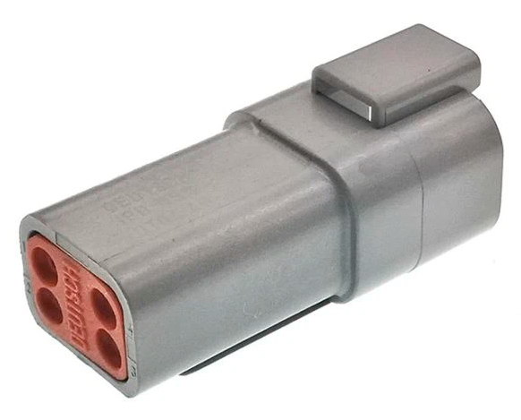Разъём питания низковольтный DT-04-4P / 101500411213
