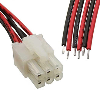 Кабель межплатного питания MF-2x3F wire 0,3m AWG20