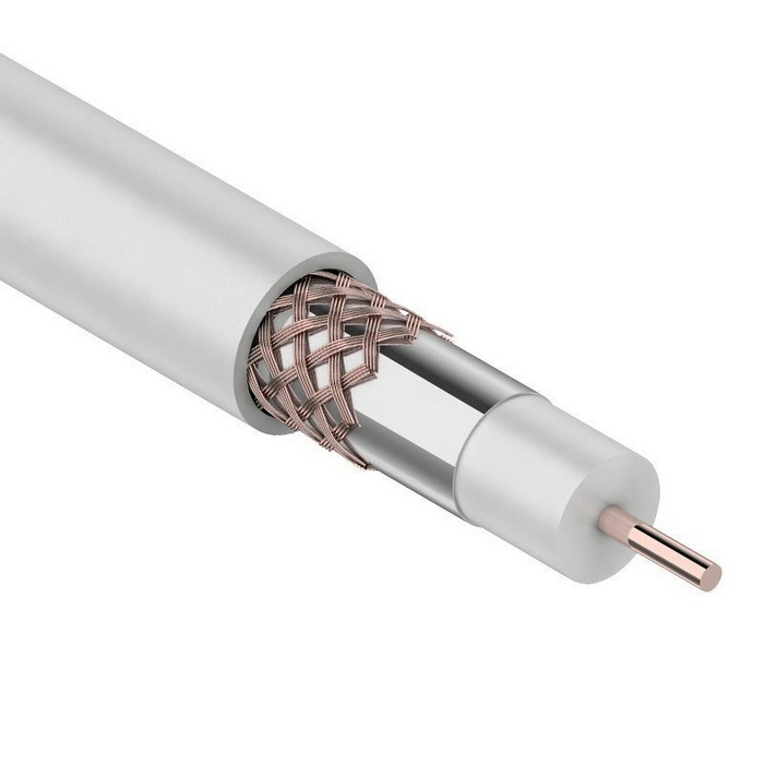 Кабель RG-6U Cu/Cu, 64% 75 Ом 100m