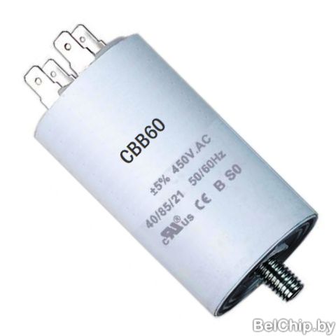 Конденсатор пусковой JFS 40uF 450V 50x105 5%, 4 terminals, screw / JFS13A6406J000000B