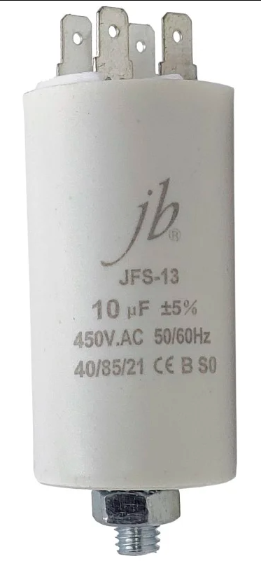 Конденсатор пусковой JFS 50uF 450V 50x105 5%,4 terminals, screw / JFS13A6506J000000B