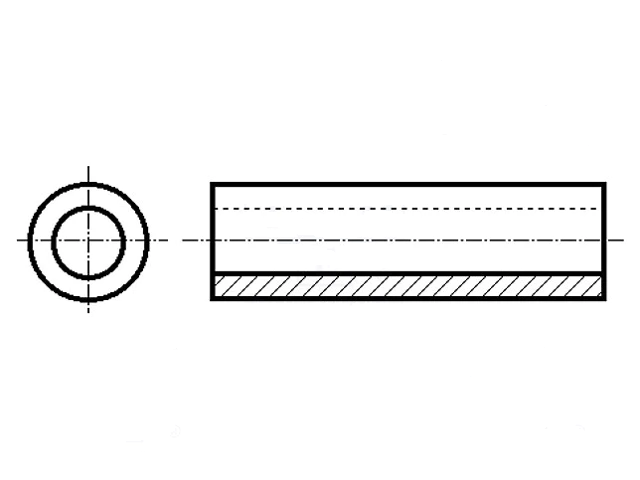Стойка трубчатая гладкая FIX-3-2