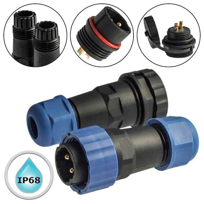 Разъём герметичный SZC21 2P-F-M