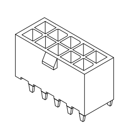 Разъём питания низковольтный MF-20MA / L-KLS1-4.20-2X10-SB