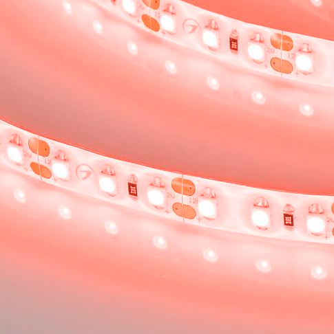 Светодиодная лента RTW-SE-A120-8mm 12V Red (9.6 W/m, IP65, 2835, 5m)