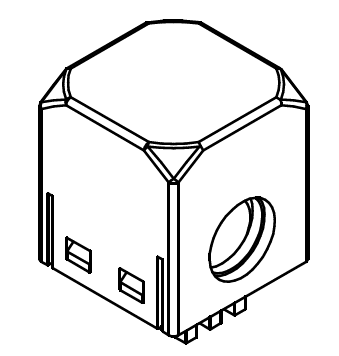 Клеммник 7464100 Black WP-PLUG REDCUBE