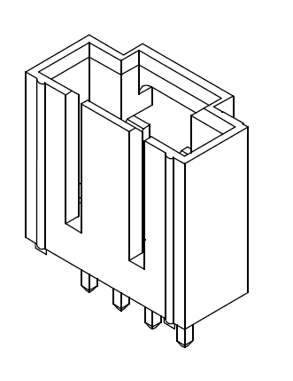 Разъём на печатную плату L-KLS1-XL2-2.54-05-S