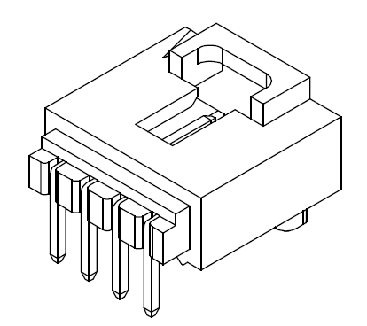 Разъём на печатную плату L-KLS1-XL2-2.54-06-RW