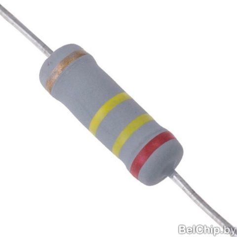 Резистор выводной мощный 100R 5W 5% / MOF5WS-100R