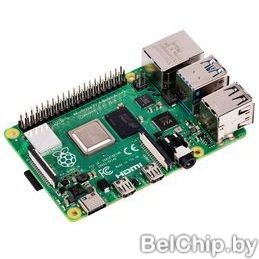 Электронный модуль Raspberry Pi 4 Model B 4GB / RPI4-MODBP-4GB / 1.5GHz, 4GB DDR4 RAM