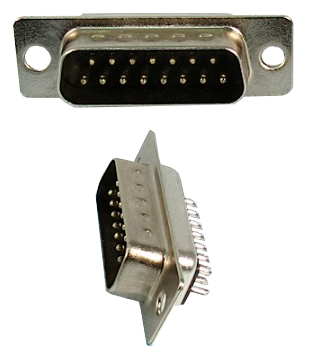 Разъем L-KLS1-213-15-M-B / DB-15M