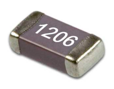 Конденсатор многослойный SMD 1206 1800pF 50V NP0 5% / CC1206JRNPO9BN182