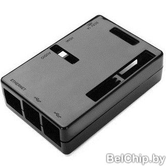 Корпус RASPBERRY-PI3-CASE-B / для Raspberry Pi 2 и Pi 3 (B/B+), 26x71x96мм, черный
