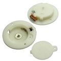 Батарейный отсек CR2032*1 switch D35mm / с выключателем, белый