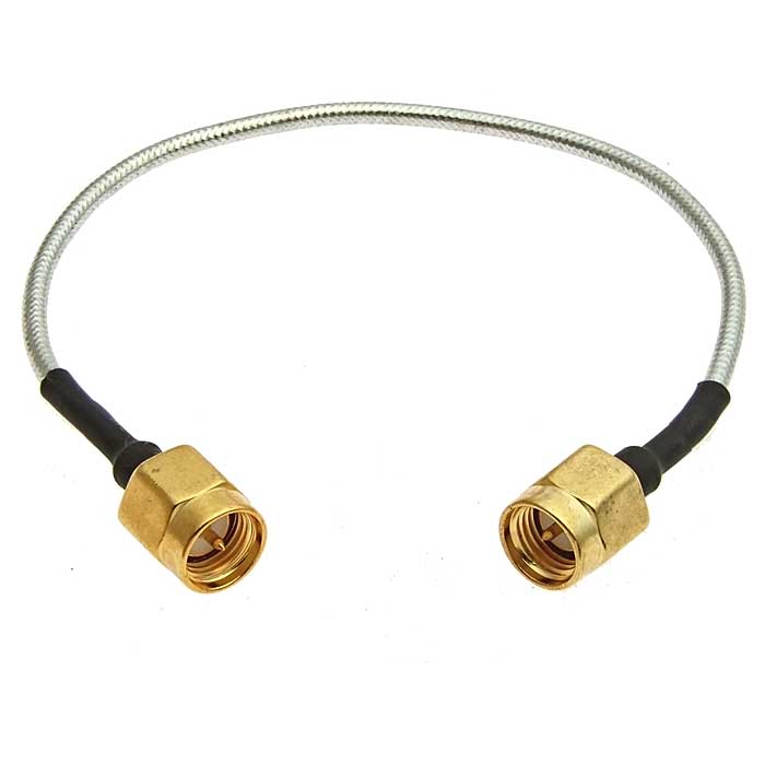 Разъём высокочастотный SMA-P-SMA-P-RG402-15CM
