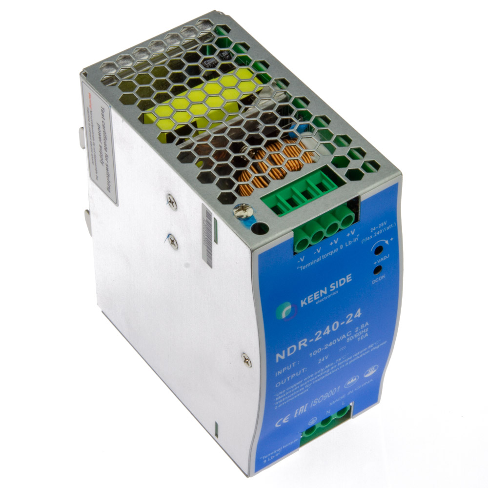 Источники питания на DIN рейку NDR-240-24