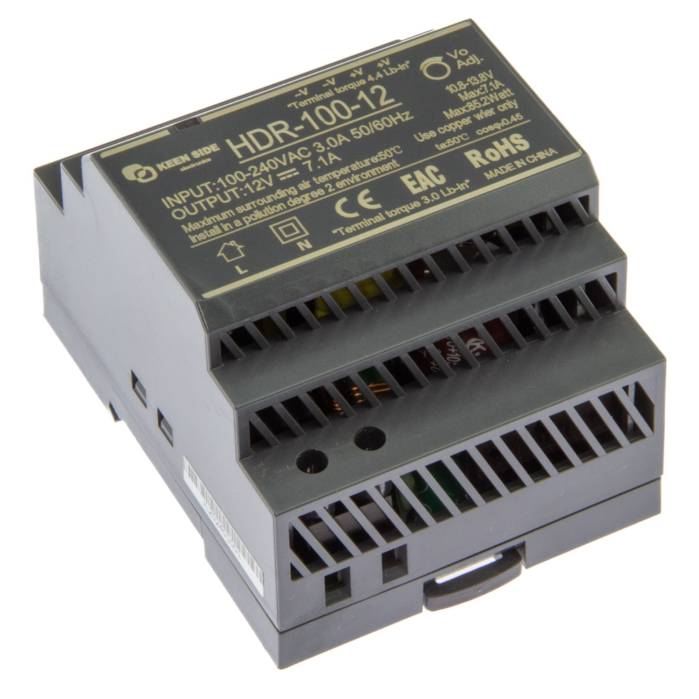 Источники питания на DIN рейку HDR-100-12