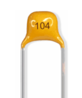 Конденсатор керамический выводной 0,1uF 50V X7R 10% / CT4-0805B104K500F3