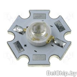 Мощный светодиод PM2B-3LRS-SD / 3Вт, красный на плате