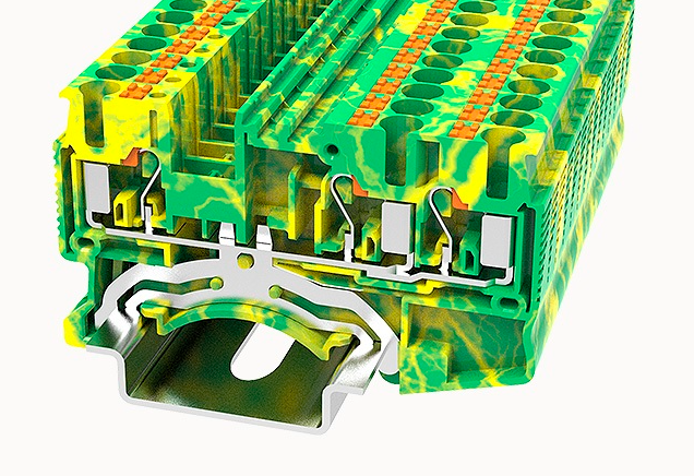 Заземляющая клемма DS2.5-TW-PE-01P-1C-00Z(H)