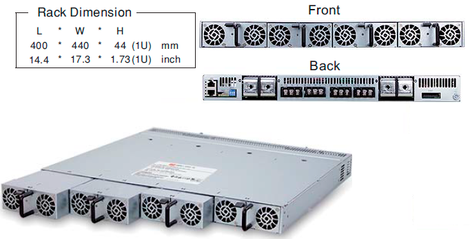 Корзина для источников питания DHP-1UT-BHV