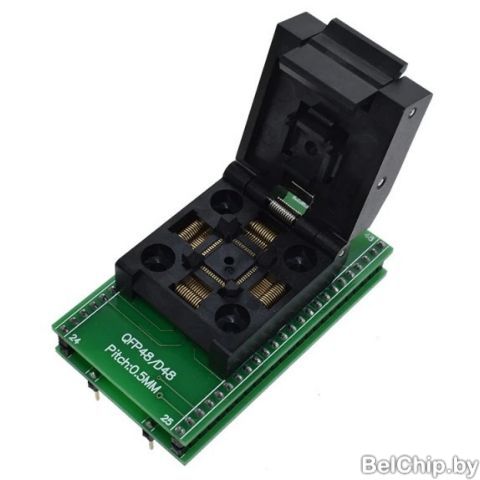 Колодка для микросхемы QFP48-DIP48 / ZIF