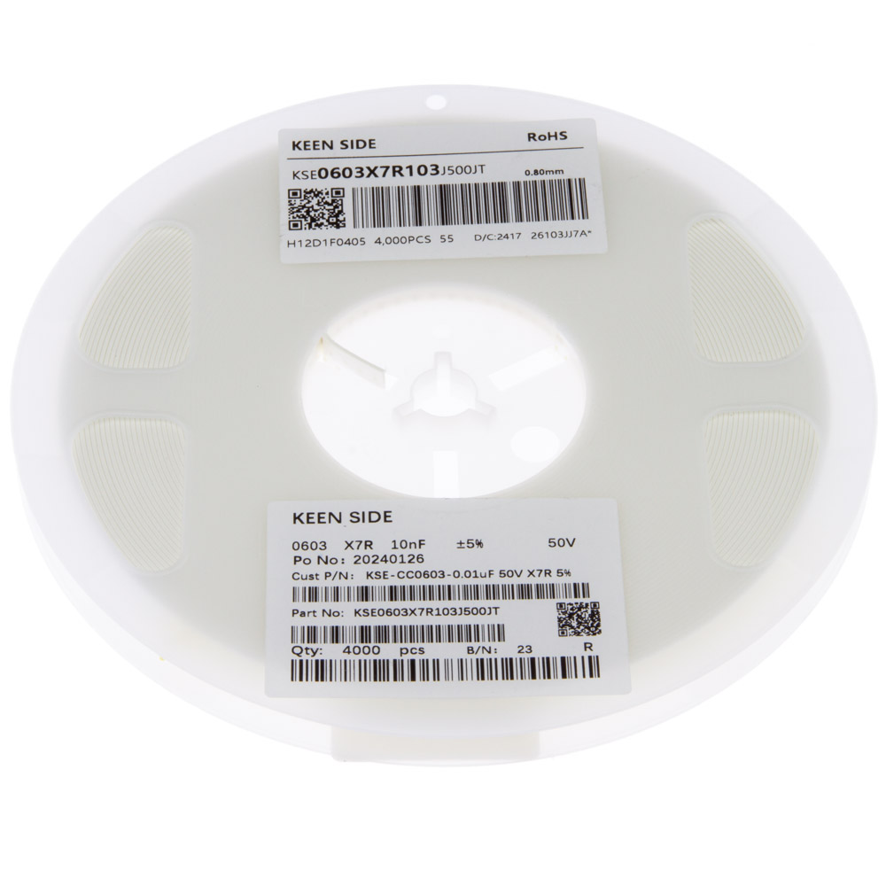Конденсатор KSE-CC0603-0.01uF 50V X7R 5%