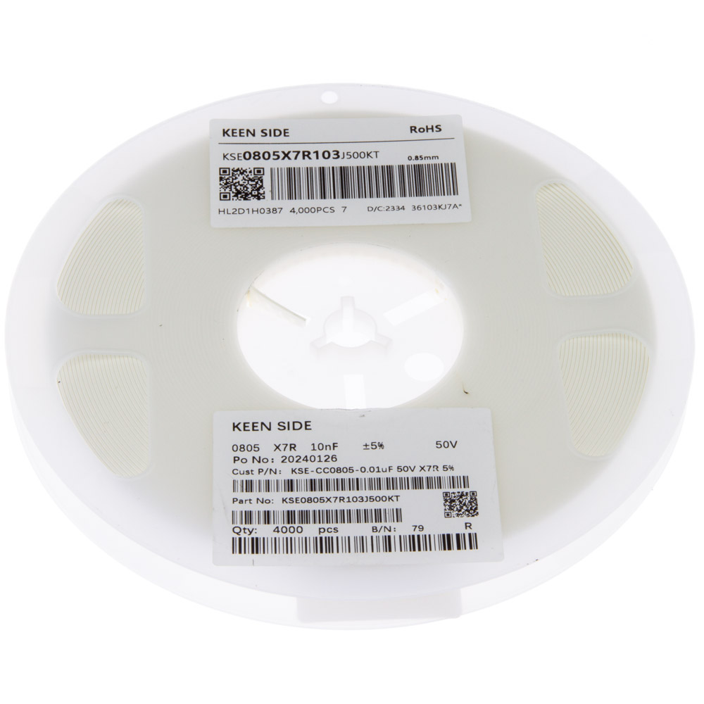 Конденсатор KSE-CC0805-0.01uF 50V X7R 5%