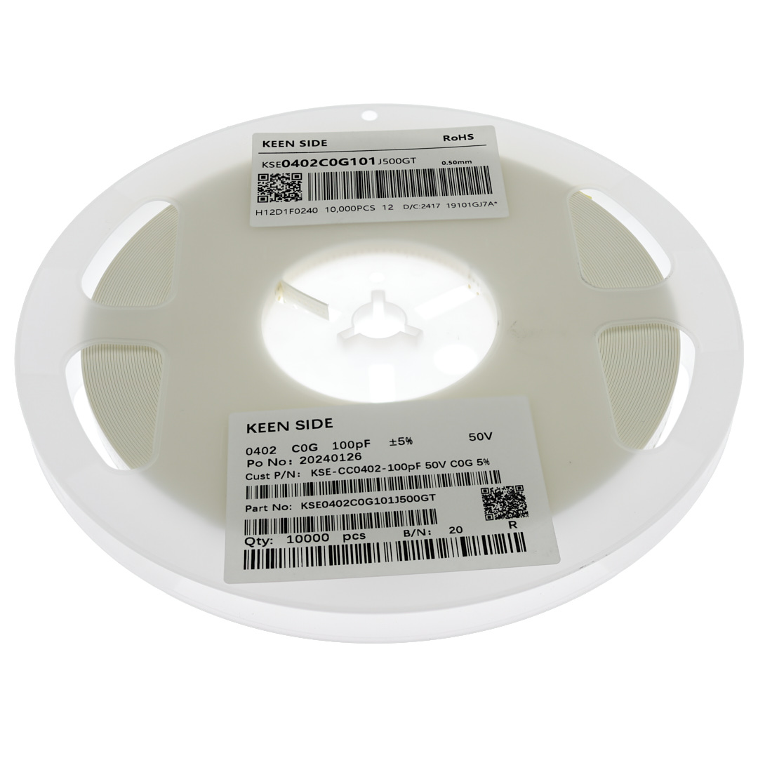 Конденсатор KSE-CC0402-100pF 50V C0G 5%