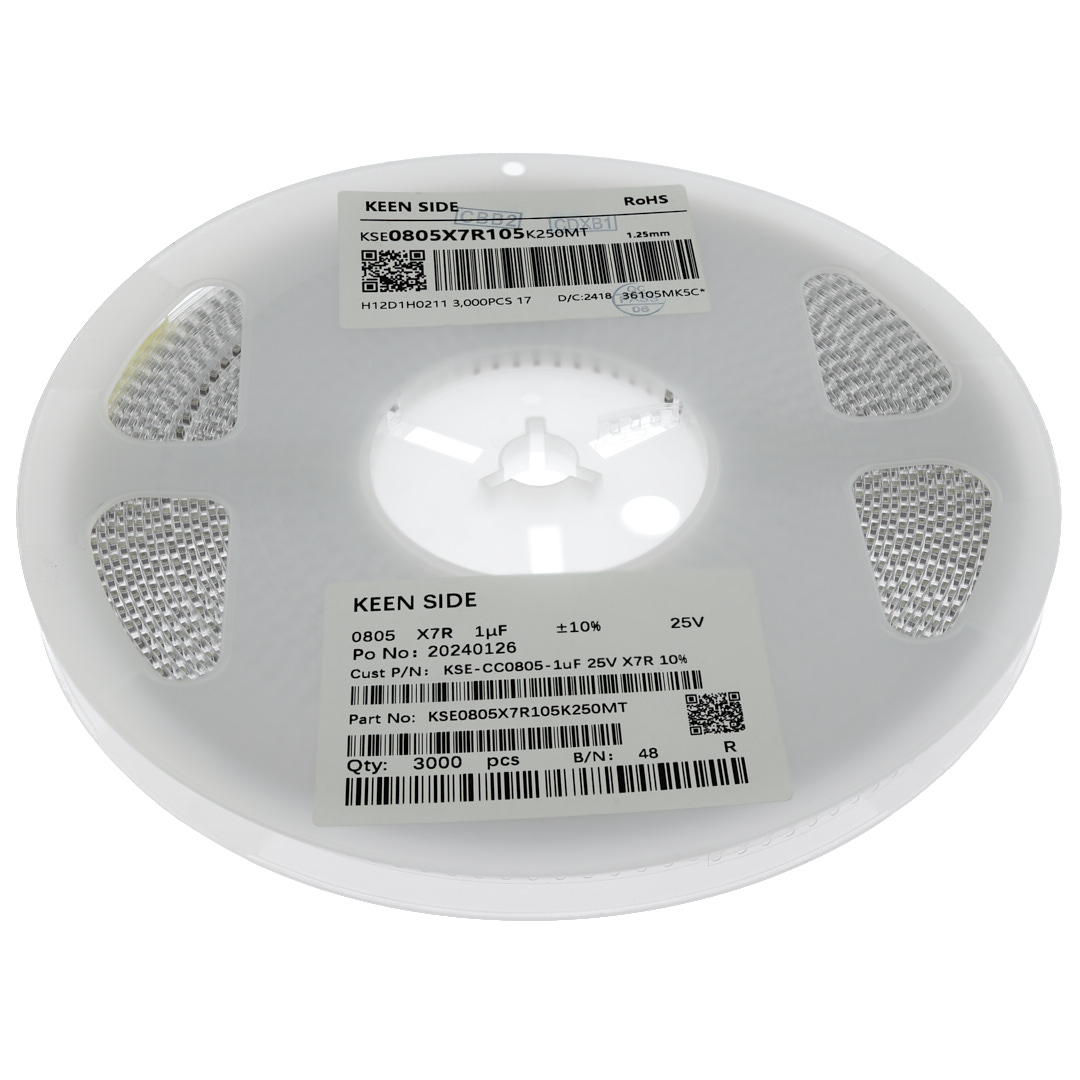 Конденсатор KSE-CC0805-1uF 25V X7R 10%