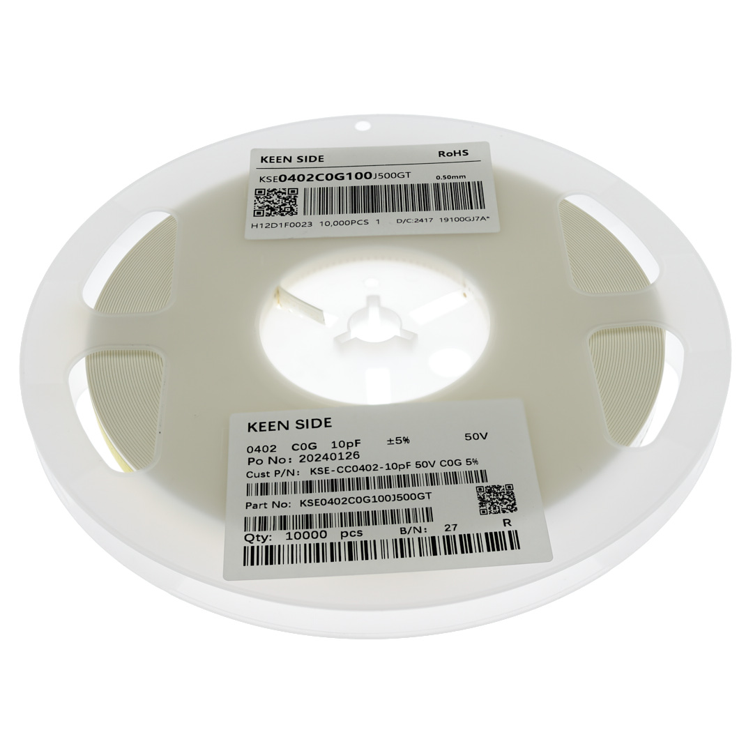 Конденсатор KSE-CC0402-10pF 50V C0G 5%